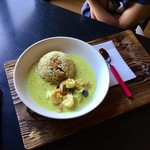 スプーンソング - 【Mスぺ(娘スペシャル)】今日はエビビリヤニ×エビモーリーという組み合わせです。