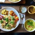 スプーンソング - エビビリヤニとおまかせチキンカレー