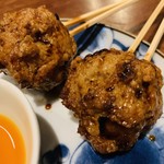 やきとり 嶋家 - つくね。