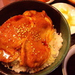山女魚 - 豚の生姜焼き丼