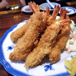 丸千葉 - エビフライ（３本 ８００円）