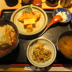 お多幸 - 豆腐茶飯と焼き魚定食＠700円(税込み)