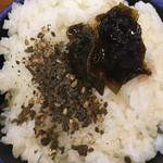らーめん やまふじ - 昆布の佃煮 ふりかけ オンザライス