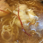 らーめん やまふじ - やまふじラーメン ( ´θ｀) 麺見せ