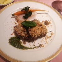 開晴亭 北山店 - 仔羊背肉のポワレ　香草パン粉焼き