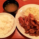 大阪トンテキ - うす焼きトンテキ定食大200ｇ