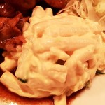 大阪トンテキ - マカロニサラダも