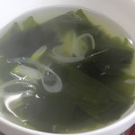 平和園 - わかめスープ