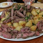 ワインレストラン ラ・マルゲリータ - ラムとスペイン王室献上イベリコ最高グレードベジョータの２点盛り