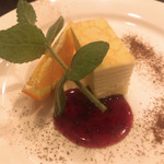 肉のながおか - アイスケーキのミルクレープ