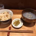 宍道湖ワイン - しじみご飯としじみ汁