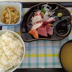 Nakazono Shiyokudou - 刺し身定食５００円