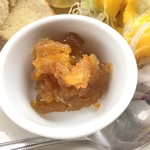 カフェアンドショップ ロータスランド - マーマレードが選べます。
      2019/06/12
      モーニングＡセット 380円
      バタートースト、マーマレード、はちみつ、サラダ、ゆで卵、紅茶(一杯お代わり可)