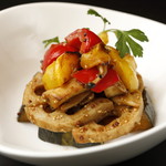 ココキュール - 焼き野菜とキノコのバルサミコマリネ