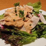 Bisutoro Ishikawatei - 豚バラ肉の冷しゃぶサラダ