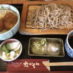 Oshare Sobaya Takakuwa - 豚ヒレのソースカツ丼セット 972円