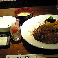 やさいや 鉄板焼野菜 赤坂店 - ハンバーグステーキ定食