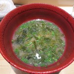 鮨 さいとう - 味噌汁
