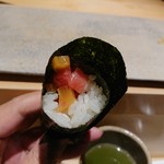鮨 さいとう - トロたく巻き
