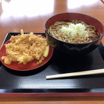 ひょうたん蕎麦 - 天ぷらそば大盛り