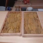 御料理 まつ山 - 萩の赤ウニ