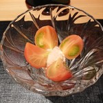 御料理 まつ山 - トマトとトマトのアイス