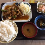 食事処  し紀 - 豚しょーが焼定食