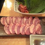 韓美食 オンギージョンギー - 宮崎産のおいも豚のサムギョプサル 