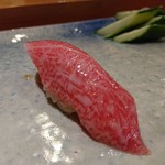 天寿し - 大トロ(煮切り醤油)