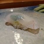 天寿し - ヒラメ