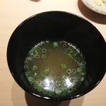 鮨 唐島 - 味噌汁
