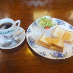 たかしまコーヒー店 - サンドイッチセット