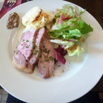 ユリイカ - ランチ　豚肉とポテトグラタン