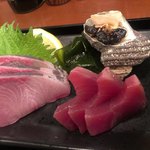 Furusato - 刺身盛合せ。ハマチが美味い！