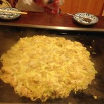 夢や - もんじゃ焼き出来上がり