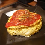 広島お好み焼鉄板居酒屋 来い鯉 - ふわふわチーズオムレツ