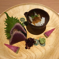 割烹 くぼた - カツオとイカ