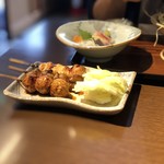Torimitsu - 日替り定食の串焼き