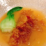 茶禅華 - しっかりとした歯ごたえの良いフカヒレ。ヨシキリザメだと思います