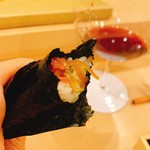 恵比寿 えんどう - トロたく。。このたくわんの切り方、歯ざわり良くて好きです