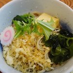 清水家 - 料理写真:冷やしたぬきそば