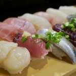 酒と魚 希唯 - おまかせ12貫にぎり(1000円) ※現在ランチ営業は日曜のみ