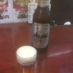 辰ちゃん串焼き - 瓶ビール。