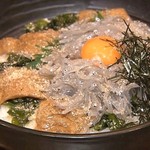 Awaji Shima Tsudumiya - 生しらすと鯛のうず潮丼