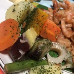 大地を守るDeli - ヴァプーレ。パセリのみじん切りを振りかけます