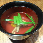 活鰻 三味 - 肝吸い