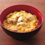 Melting egg Oyako-don (Chicken and egg bowl)