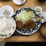 Kankamba - A定食 とんかつ＋刺身  890円税込