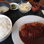 洋食屋 グリル ラパン - メンチカツ御膳ライス大盛1000