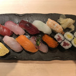 Sushi Kusabiya - ランチ 江戸前にぎり 1.5人前